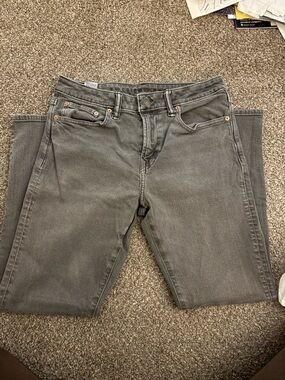 American Eagle Outfitters EasyFlex Washed Gray Jeans